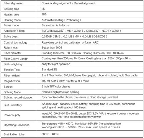 Six Motor Core Alignment AI-6C Fiber Optic Fusion Splice 8S Splice 18S Heating and 300X Magnification Auto Focus in Saudi Arabia
