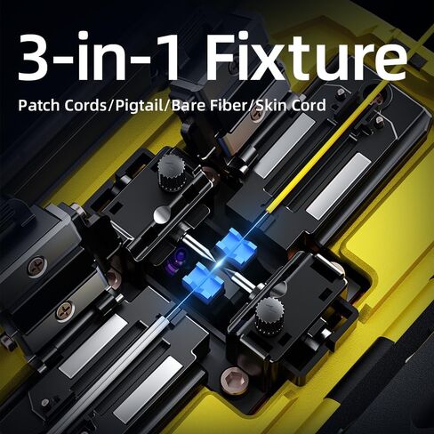 Portable Fiber Optic Fusion Splicer A-87S Fiber Optic Tool Splice Machine Fusion Splicer with 3 in 1 Attachment and 4800mAh LI-ION Battery in Saudi Arabia