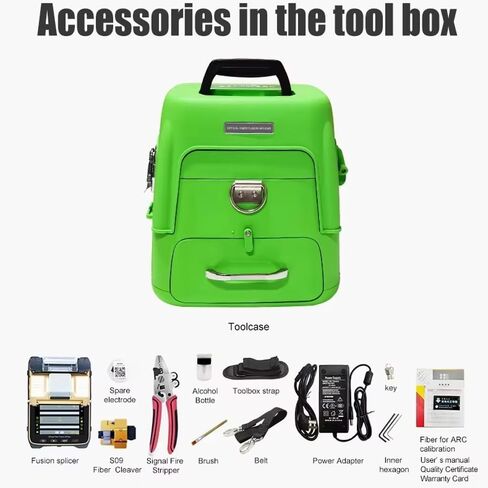Signal Fire AI-8C Fiber Optic Fusion Splicer Six Motors Core Alignment 15 seconds Heating 6 seconds 3 in 1 Splice Fiber Support in Saudi Arabia