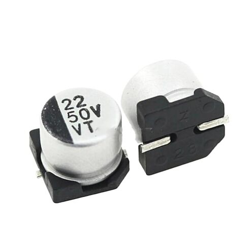 20Pcs SMD Aluminum Electrolytic Capacitor 50V22UF 6.3x5.4mm 22uF/50V in Saudi Arabia