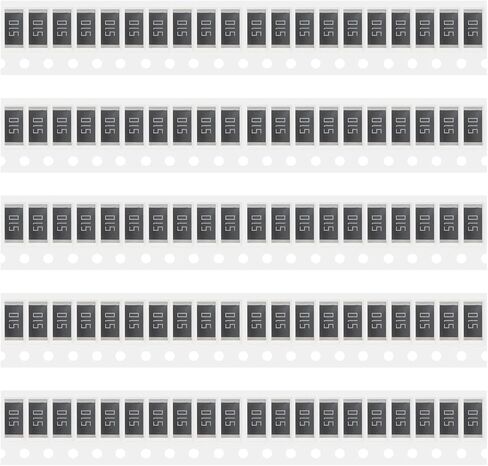100pcs 51Ω 2512 1W ±5% Surface Mount Resistors Compatible with Ford Compatible with Toyota Top Console Electronics in Saudi Arabia
