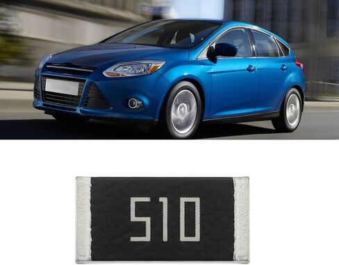 100pcs 51Ω 2512 1W ±5% Surface Mount Resistors Compatible with Ford Compatible with Toyota Top Console Electronics in Saudi Arabia