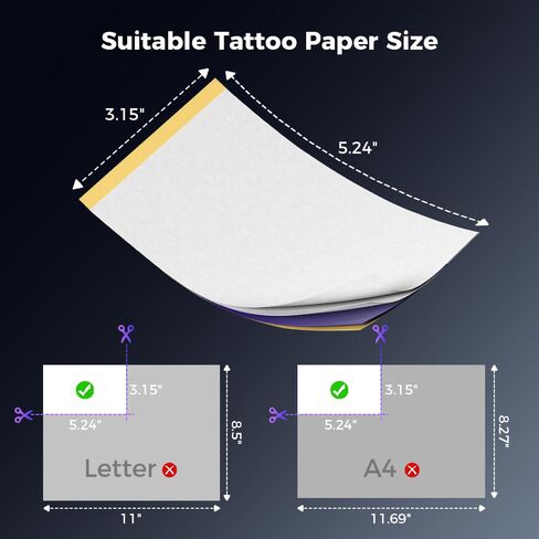Phomemo Tattoo Stencil Printer, TP31 Mini Tattoo Machine with 30pcs Transfer Paper, Bluetooth Stencil Printer for Tattooing, Compatible with Phone & Tablet, 3 Inch, Pink, Tattoo Supplies in Saudi Arabia