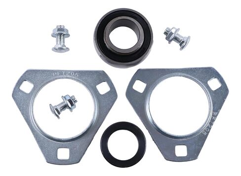 Bearing & Flangette 1762621 97130 97132 9077 Compatible with Troy-Bilt Tomahawk Chippers w/Fasteners Replaces 1908317, 97132MA in Saudi Arabia