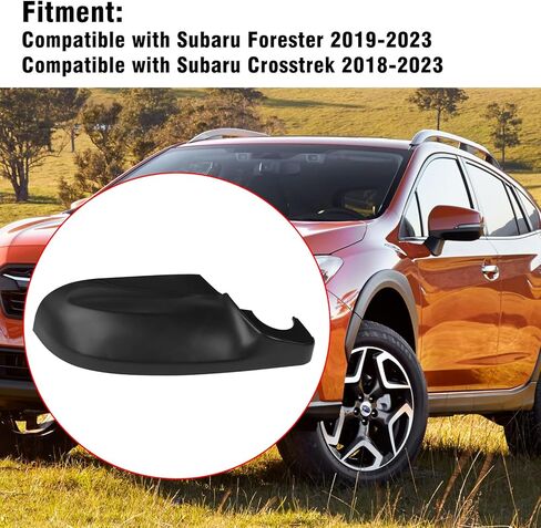قطعة واحدة متوافقة مع الغطاء السفلي لمرآة سوبارو فورستر 2019-2023/Crosstrek 2018-2023، استبدال المشبك لجانب السائق 91054FL210 غطاء سفلي مرآة سوبارو بديل اليسار in Kuwait