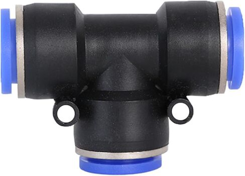 Pneumatic Component Air Pipe Quick Connector PE8 Positive T-shaped Three-way Variable Diameter Blue Cap Plugs PEG8-6/10 2Pcs(Bluevariablediameterpeg16-14) in Saudi Arabia
