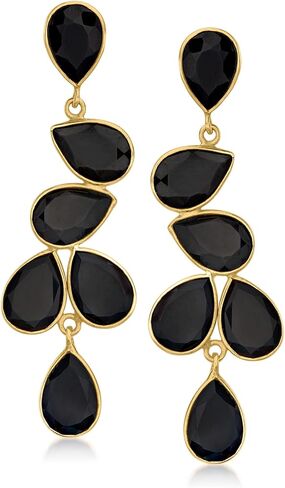 Ross-Simons Multi-Gemstone Drop Earrings in 18kt Gold Over Sterling in Saudi Arabia