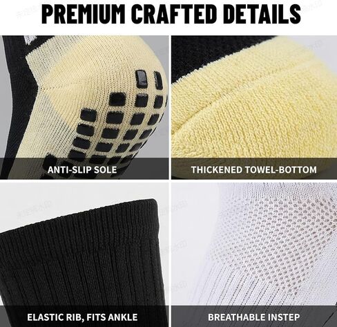 World Cup Themed Anti-Slip Football Socks & Knee Guards Set, 2 Pairs Unisex Sports Protective Socks Kit in Saudi Arabia