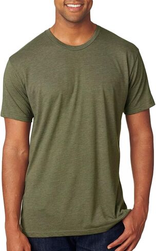 Next Level Apparel Men's Triblend Knit Crewneck T-Shirt, Premium HTHR, Medium in Kuwait