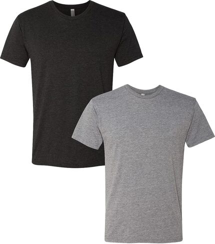 Next Level Apparel Men's Triblend Knit Crewneck T-Shirt, Premium HTHR, Medium in Kuwait