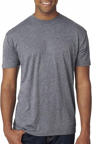 Next Level Apparel Men's Triblend Knit Crewneck T-Shirt, Premium HTHR, Medium in Kuwait