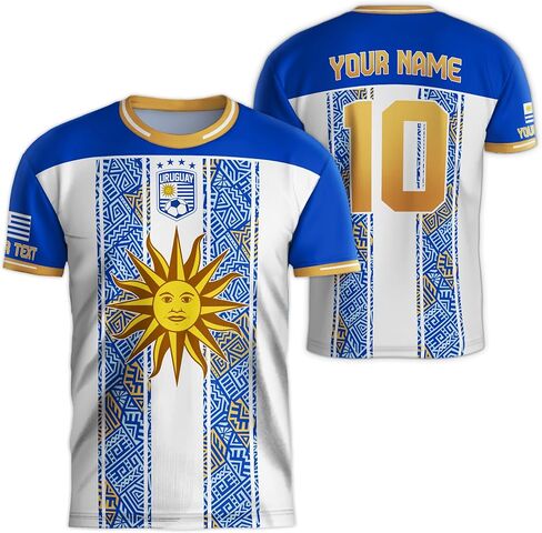 Personalized Uruguay Custom Jersey 2024, Retro Soccer Jersey for Men in Saudi Arabia