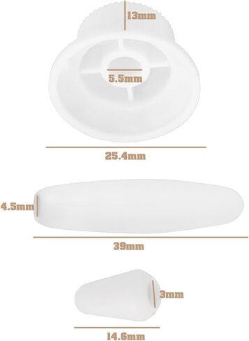 eMagTech White Knobs Set with Switch Tip Kit 2 Tone 1 Volume Set Compatible With Fender Compatible With Stratocaster Guitars ST Style Electric Guitar in Saudi Arabia