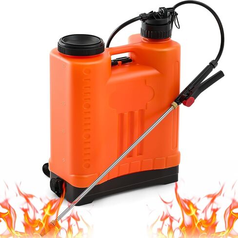 Xuhal 5.28 Gallon Water Fire Extinguisher, Refillable Backpack Sprayer, Multi-functional for Fire Suppression, Garden Watering, Cleaning, Suitable for Home, Office, Warehouse, Camping, Dorm(Orange) in Saudi Arabia