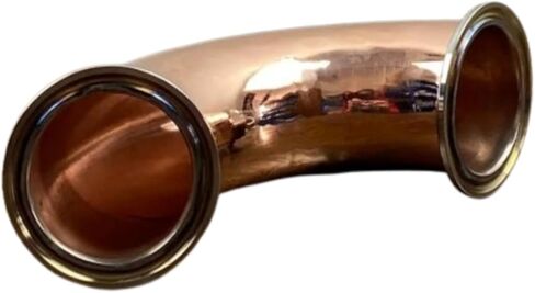 3 "(76 مللي متر) OD91mm الكوع النحاسي 135 درجة أنبوب نحاسي لتقطير التخمير المنزلي مناسب لتخمير المنزل in Kuwait
