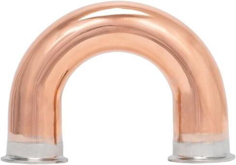 المشبك 2 "(51 مللي متر) OD64mm 180 درجة الكوع النحاسي على شكل حرف U ملحقات معدات التخمير in Kuwait