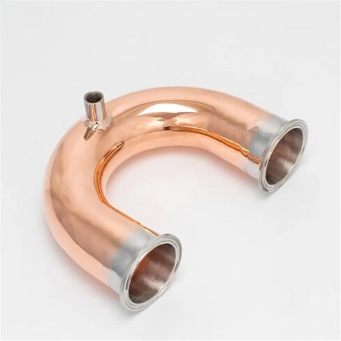 المشبك 2 "(51 مللي متر) OD64mm 180 درجة الكوع النحاسي على شكل حرف U ملحقات معدات التخمير in Kuwait