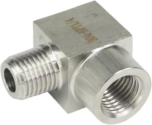 1/8 "1/4" 3/8 "1/2" NPT أنثى إلى ذكر الكوع وصلة أنابيب 304 مياه الفولاذ المقاوم للصدأ زيت الغاز (1/4") in Kuwait