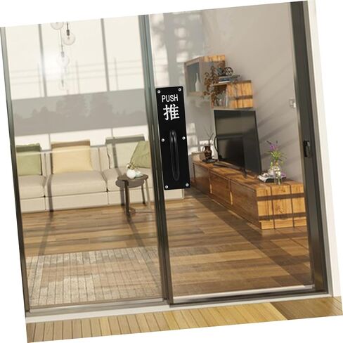 NUOBESTY Commercial Push Door Handle and Barn Door Pull Plate for Hotels Restaurants and in Saudi Arabia