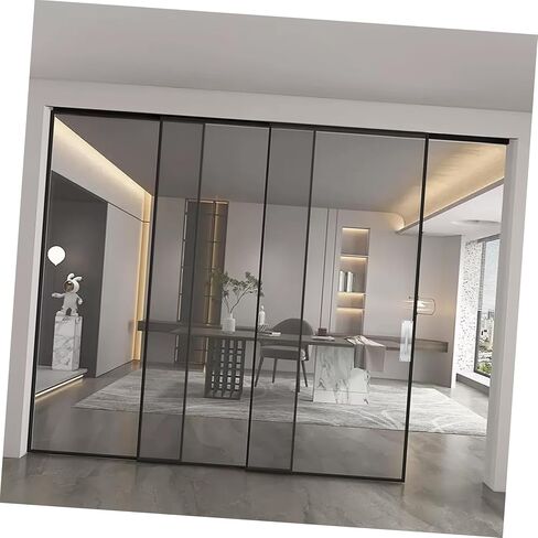 jojofuny 2pcs Stainless Steel Brushed Square Door Handle for Sliding Barn Doors Heavy Duty Pull Handle for Commercial Use Modern Design for Easy and Versatile Applications in Saudi Arabia