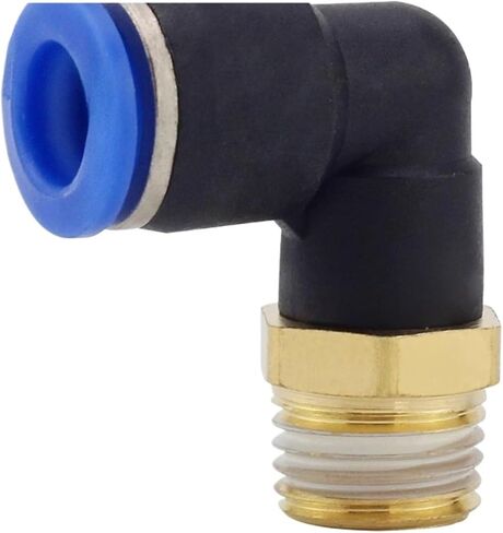 Pneumatic air tube cylinder quick joint threaded elbow PL8-02/4-M5/6-01/10-03/12-04(16) in Saudi Arabia