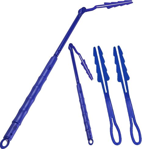 Replacement Handles Compatible with Swiffer Duster Refill, Swiffer Duster Extended Handle,Foldable & Extendable Dust Handle Only(Blue 5pcs) in Saudi Arabia