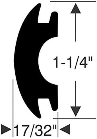 Steele Rubber Products 90-3359-347 Boat Rub Rail Insert Repair Kit Commonly Found on Bayliner, Chapparal, Silverton Yachts in Saudi Arabia