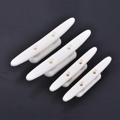 White Boat Nylon Cleat 4",5",6",8" with Screws 4pcs (6inch-4pcs) in Saudi Arabia