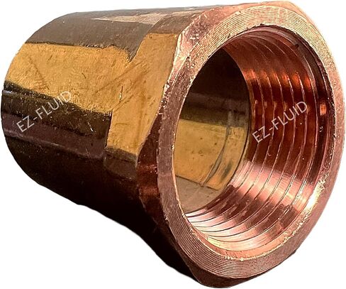 EZ-FLUID Plumbing (قطعة واحدة) 3/4 بوصة لحام × 1 بوصة محول ذكر نحاسي FIP LF، C x FIP محول ذكر ملولب للإناث يقلل من تركيبات أنابيب النحاس لحام العرق in Saudi Arabia