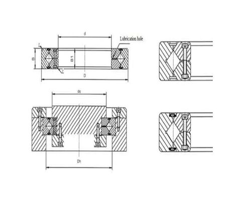 1 قطعة RE12016 RE12025 RE13015 120x150x16 مللي متر الصليب أسطواني in Saudi Arabia