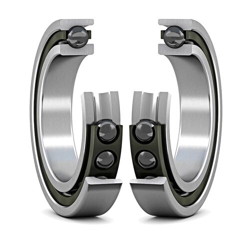 1pair H7008C HQ1 40x68x15 SI3N4 Ceramic Ball ABEC-7 Angular Contact Bearings Spindle in Saudi Arabia