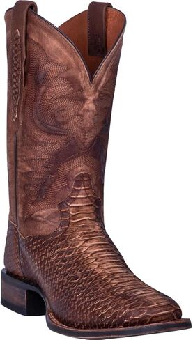 Dan Post Men's Kingman Western Boot Round Toe Tan 8 D in Saudi Arabia