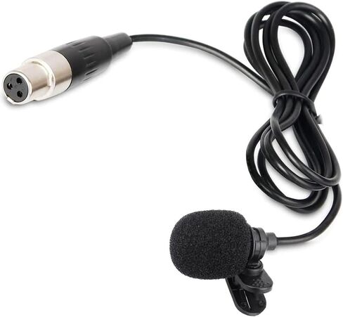 ميكروفون Lavalier Lapel بديل لنظام الميكروفون اللاسلكي AKG Pro مع جهاز استقبال ثابت SR45 وجهاز إرسال جيب PT45 مع موصل صغير 3 دبابيس XLR in Kuwait