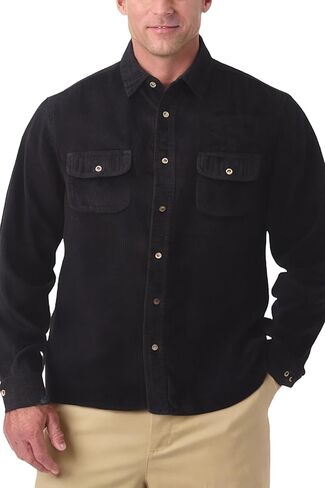 KingSize Men's Big & Tall Long-Sleeve Corduroy Shirt in Kuwait