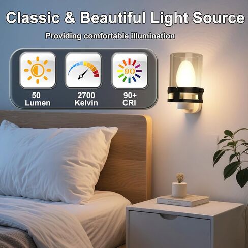 C7 LED Night Light Bulbs, E12 Candelabra Base 0.6 Watt LED Light Bulbs for Window Candles/Chandeliers/Night Lights,12 Packs, Waterproof,Warm White Glow (Equivalent to 7 Watt Incandescent Bulb) in Saudi Arabia