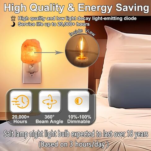 C7 LED Night Light Bulbs, E12 Candelabra Base 0.6 Watt LED Light Bulbs for Window Candles/Chandeliers/Night Lights,12 Packs, Waterproof,Warm White Glow (Equivalent to 7 Watt Incandescent Bulb) in Saudi Arabia
