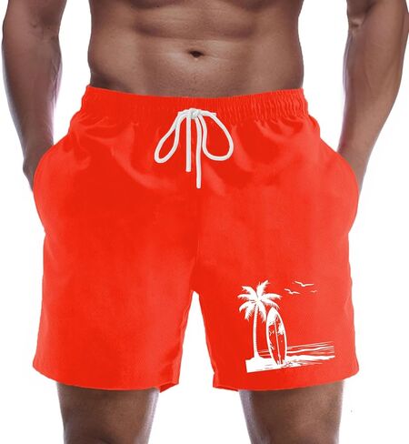 Men's Graphic Shorts Drawstring Waist Athletic Gym Workout Basketball Shorts with Pockets Summer Casual Beach Short in Saudi Arabia