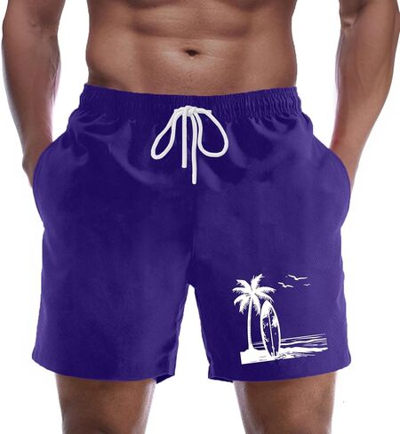 Men's Graphic Shorts Drawstring Waist Athletic Gym Workout Basketball Shorts with Pockets Summer Casual Beach Short in Saudi Arabia