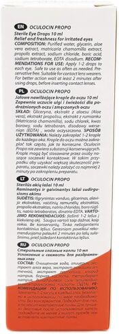 Solution by Origmed 10ml – Aloe Vera Propolis Chamomilla – Oculocin Propo in Saudi Arabia