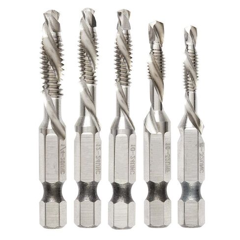 OKiio 48-89-4874 يناسب مجموعة لقم الحفر والصنبور من Milwaukee SAE - 5 قطع in Saudi Arabia