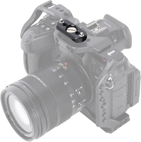 NICEYRIG إطلاق سريع لسكك الناتو بطول 42 مم لخيط ARRI 3/8 بوصة و1/4 بوصة، قضبان ناتو مزدوجة مضادة للإيقاف موقع أفقي/رأسي - 633 in Saudi Arabia