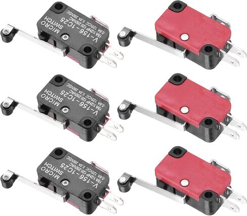Uxcell 6 قطعة V-156-1C25 1NO + 1NC مفتاح الحد الصغير 15A 125/250VAC مقاوم للماء مفاتيح صغيرة مصغرة للمكونات الدقيقة in Saudi Arabia