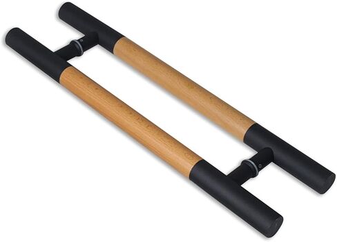 Door Pull Handle Glass Door Push Handle Wood & Stainless Door Konbs, Round Kitchen Doors Commercial Doors Handles, for Home Entry Store Garages Cabinet (Color : Black, Size : 80cm/32inch) in Saudi Arabia