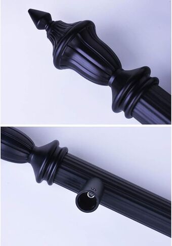 Glass Door Handle European Style Retro Matte Black Finish Stainless Steel Door Handle Wooden Door Handle KTV Push-Pull 4 Lengths (60×25 Cm) in Saudi Arabia
