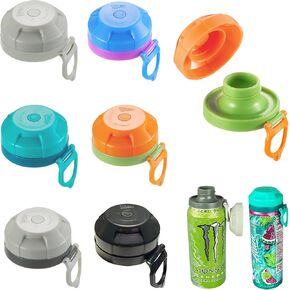 ORIGINAL CREATOR - DIPESI 6 Pack Magnetic Soda Can Lids, Reusable Airtight Drink Covers, BPA-Free, Spill-Resistant, Keep Drinks Fresh & Bug/Dust Free, Fits Standard Cans, for BBQ, Beach, Party in Saudi Arabia