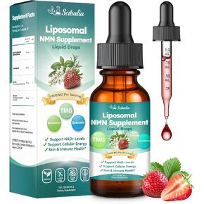 NMN Supplement Liquid Drops، 4 في 1 NMN Beta 1000mg w. كيرسيتين TMG ريسفيراترول للطاقة المضادة للشيخوخة ودعم المناعة، بديل NMNH عالي الامتصاص للنساء والرجال in Kuwait
