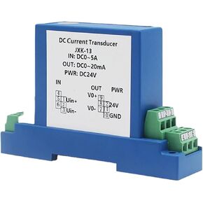 AC/DC Current Transducer 0-20A to 0 10V 0 5V 4 20ma 1 in 1 Out DC24V Current Sensor Transmitter(INDC0-1A_OUT1-5V) in Saudi Arabia