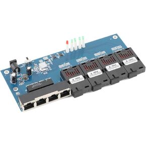 PCBA محول وسائط الألياف البصرية 10M/100M 4 RJ45 إلى 4 SC 2A + 2B موصلات 1310nm/1550nm منافذ 20KM in Kuwait