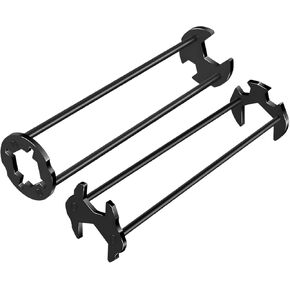 2PCS Multifunctional Sink Wrench, Plumbing Repair Wrench for Kitchen & Bathroom, Basin Wrench Set for Screws & Threads, Faucet Installation & Removal Tool for Tight Spaces in Kuwait
