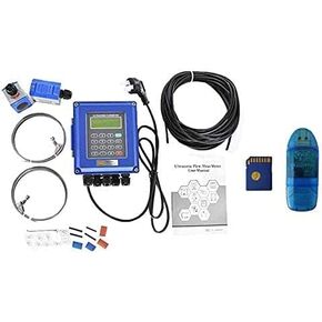 Ultrasonic Flow Meter Flowmeter with SD Card Data Logger DN25~100mm TS-2 Small Size Clamp-on Transducer in Kuwait